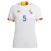 België Jan Vertonghen #5 Voetbalkleding Uitshirt Dames WK 2022 Korte Mouwen